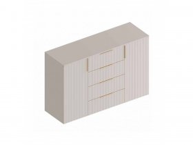 Комод с 4 ящ., 2створ. «Тефия» (тефия/софт сантьяго) в Кирзе - kirza.mebel-nsk.ru | фото