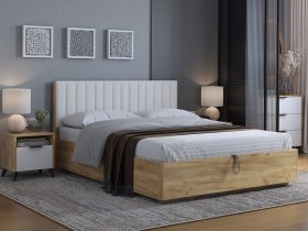 Кровать двуспальная 1,6м Юлия в Кирзе - kirza.mebel-nsk.ru | фото