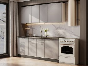 Кухонный гарнитур «Адель» 2,0м (нео) в Кирзе - kirza.mebel-nsk.ru | фото