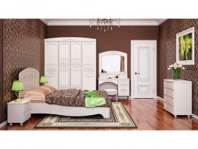 Модульная спальня Каролина в Кирзе - kirza.mebel-nsk.ru | фото