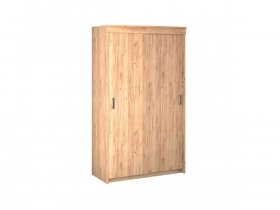 Шкаф-купе двухдверный Ирина Шк013.1 (дуб крафт золотой) в Кирзе - kirza.mebel-nsk.ru | фото
