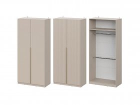 Шкаф ШК-100 Эккервуд (меланж) в Кирзе - kirza.mebel-nsk.ru | фото