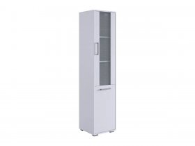Стеллаж Лайт-2 (белый/белый) в Кирзе - kirza.mebel-nsk.ru | фото